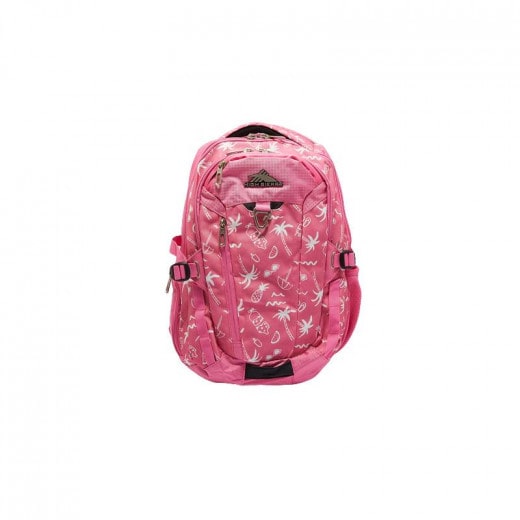 High Sierra Tephra Printed Backpack, Pink Color