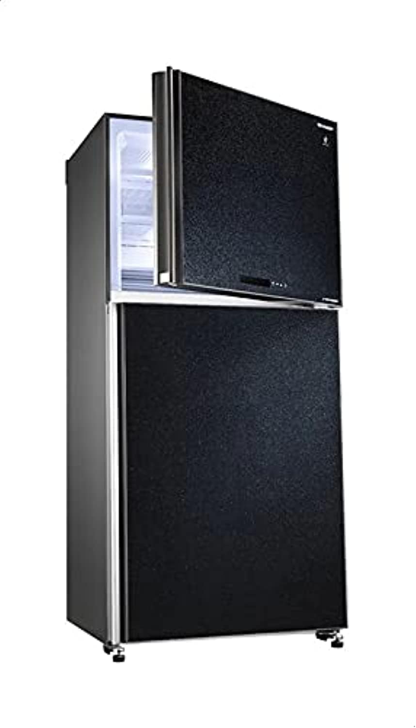 SHARP Refrigerator 480 LTR Hybrid Black Glass Doors