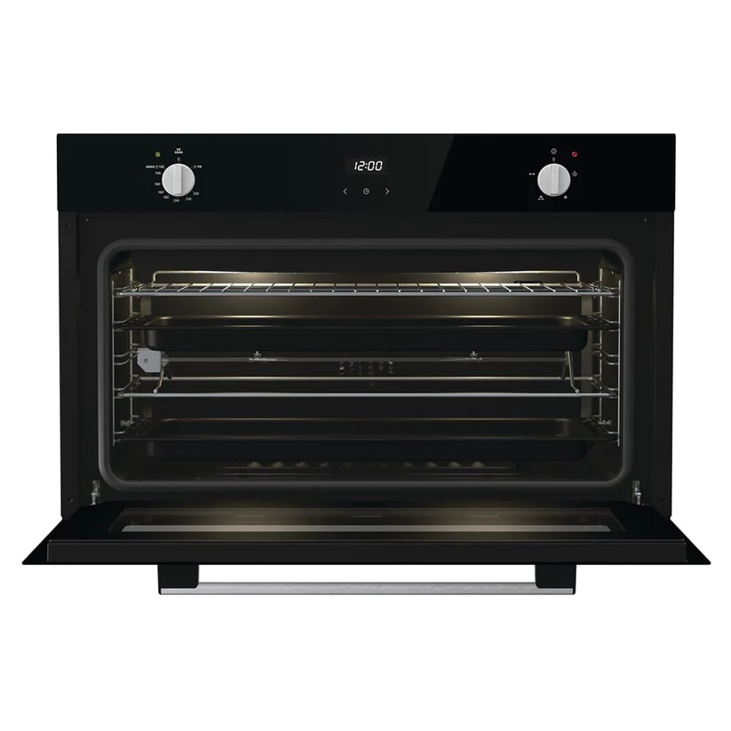 Gorenje built-in gas oven, 90 cm, with electronic control panel / black