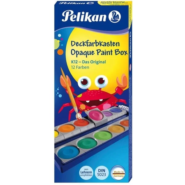 Pelikan Opaque Watercolor Paint Box /12