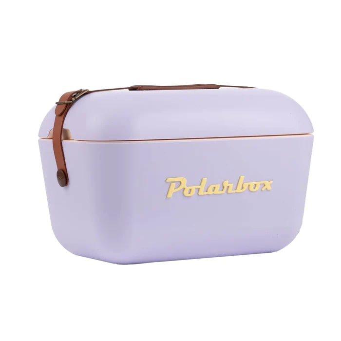 Classic Box Colored Plastic Ice Box Cooler Box - Purple