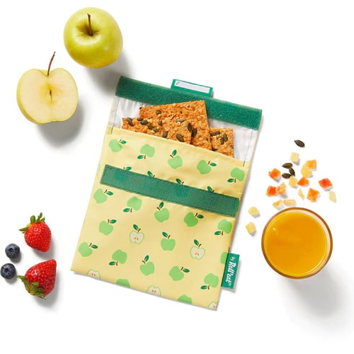 NEW Roll'eat Snack'n'Go Reusable Snack Bag - Fruits