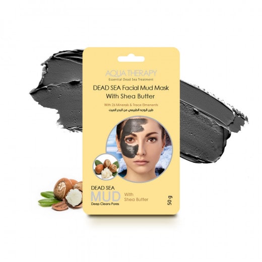 Aqua Therapy Dead Sea Facial Mud Mask with Shea Butter, 50g