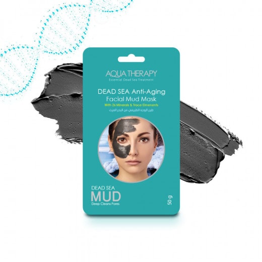 Aqua Therapy Anti-aging Dead Sea Facial Mud Mask, 50g