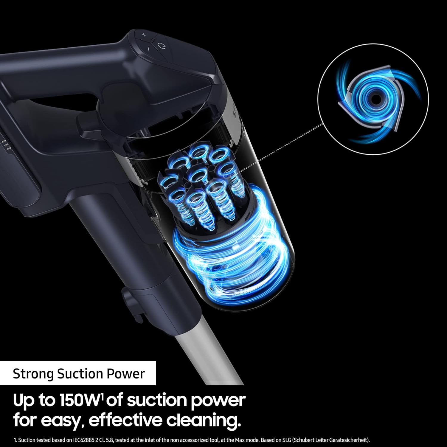 Samsung Jet™ 60 Pet Cordless Stick Vacuum Cleaner Max 150W Suction Power