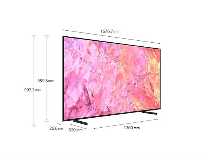 Samsung 75" QLED 4K Q60C Smart TV