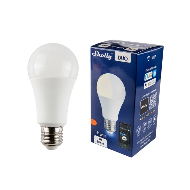 Shelly - Smart Dimmable LED Bulb DUO Colors