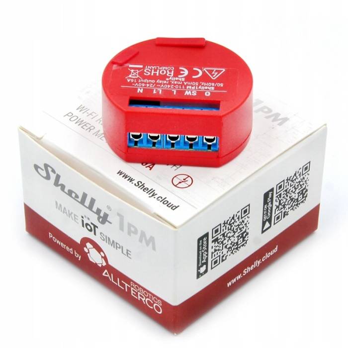 Shelly - Smart Relay Switch with Integrated Precise Power Meter
