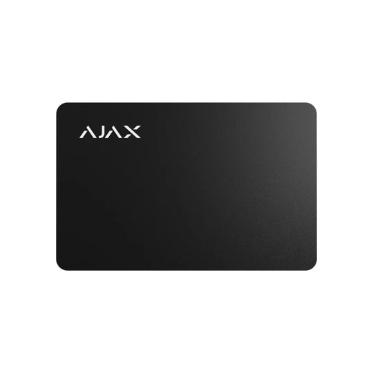 Ajax Pass Black (3 pcs) - Encrypted contactless card for keypad