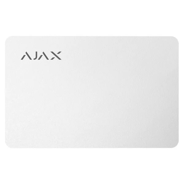Ajax Pass White (3 pcs) - Encrypted contactless card for keypad