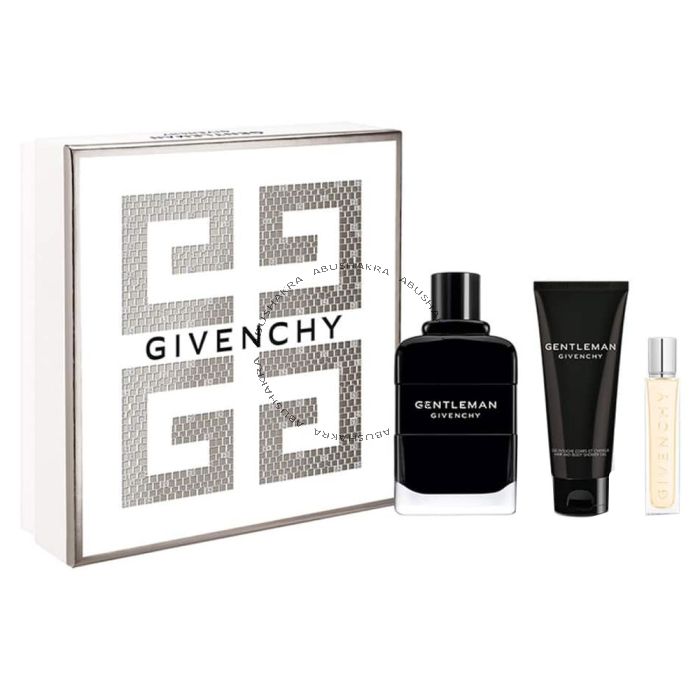 Givenchy Gentlemen EDP 100Ml + EDP 12.5Ml + Shower Gel 75Ml Gift Set For Men