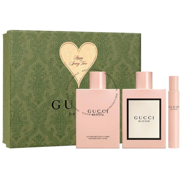 Gucci Bloom EDP 100ML + EDP 10ML + Body Lotion 100ML Gift Set For Women