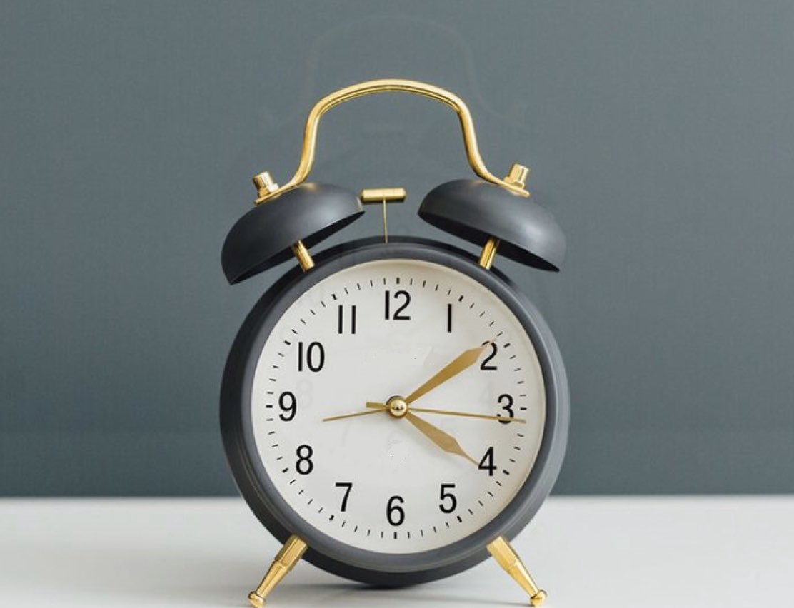 Cute Alarm Clock for Kids black