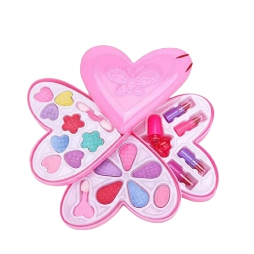 Heart-shaped makeup toy for children