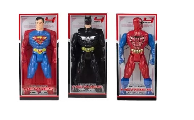Super Heros Action Figure small Size For Kids size 15x7