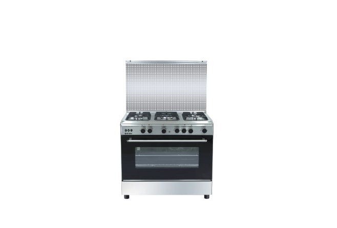 Nara Gas Cooker 90cm Full Safety Plus fan stainless steel