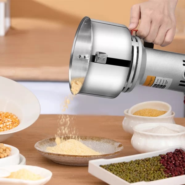 B NATIONAL 150gm Stainless Steel Electric Grain Grinder