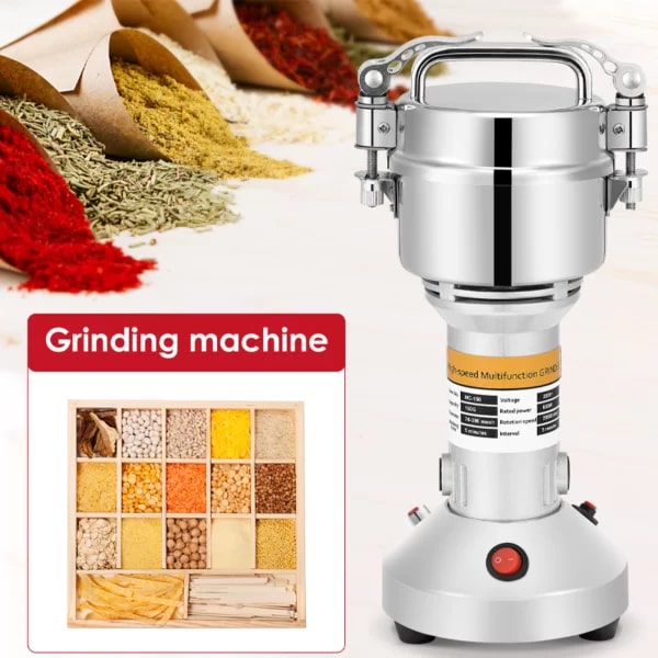 B NATIONAL 150gm Stainless Steel Electric Grain Grinder