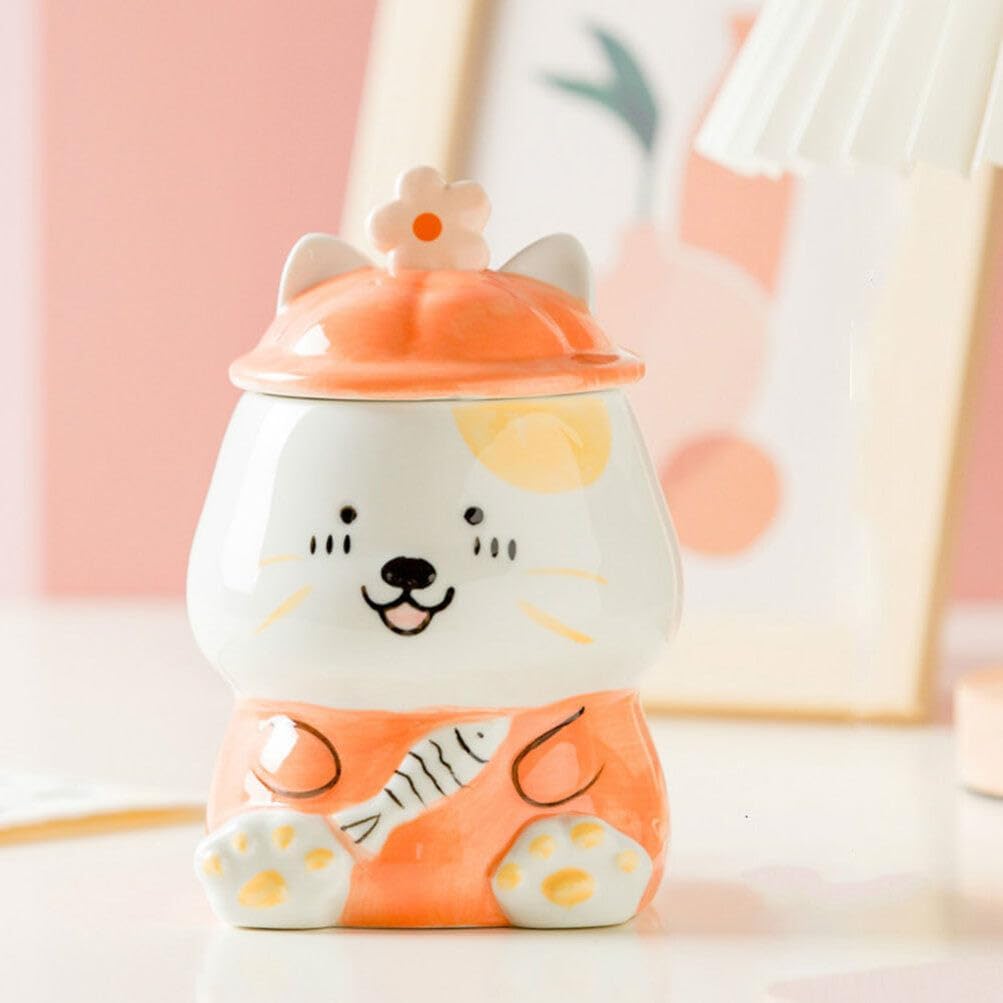 Lovely Cat Ceramic Mugs - 480 Ml