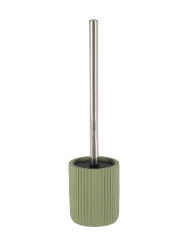 Green toilet brush with a modern design
