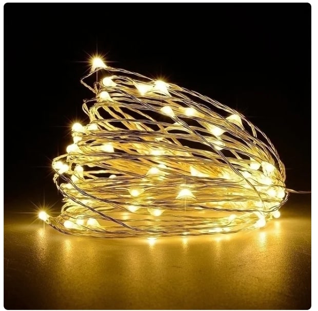 Gold Decorative String Lights - 3M