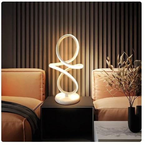 LED Spiral Desk Lamp