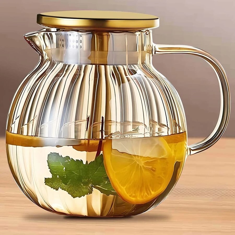 Homemade pot with thick glass that can withstand high temperature