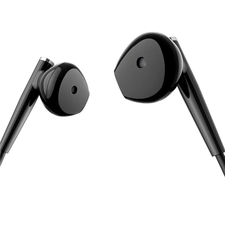 JOYROOM JR-EW04 3.5mm Wired Headphones Half In-Ear Earphone with Microphone - Black