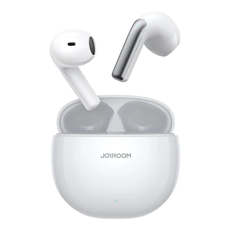 JOYROOM PB1 TWS Headset Wireless Dual-Mic ENC Call Noise Canceling Half In-Ear Bluetooth Headphone - White