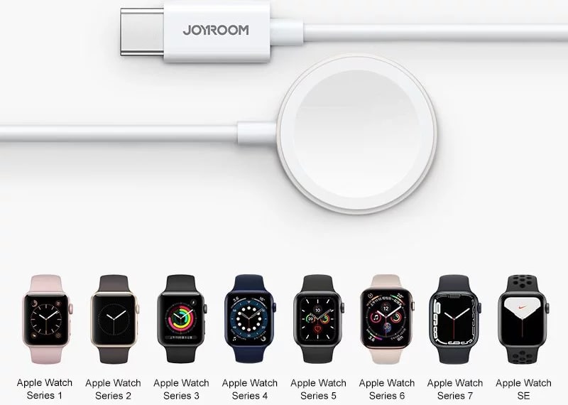 Joyroom S-IW004 Type C Magnetic Charging Cable for Apple Watch White 120cm