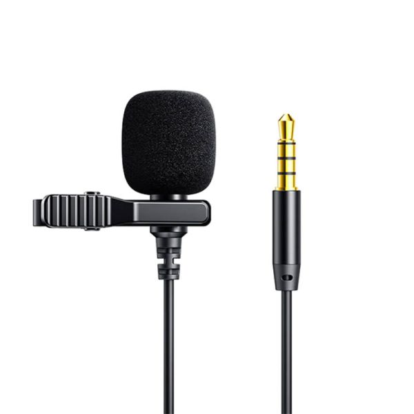 Joyroom Lavalier Microphone 2m - Svart