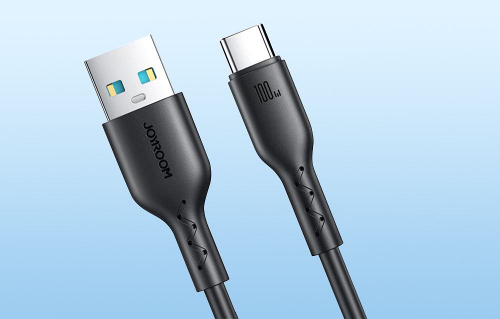 JOYROOM Cable Flash Charge USB to USB-C Joyroom 100W -1m (black)