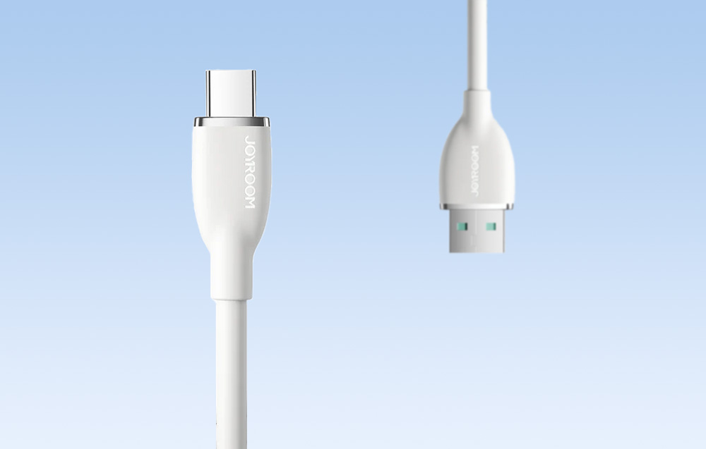 Joyroom Cable Colorful 3A USB to USB C SA29-AC3 / 3A / 1,2m (White)