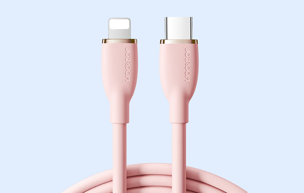 oyroom Cable Colorful 30W USB C to Lightning SA29-CL3 / 30W / 1,2m (pink)