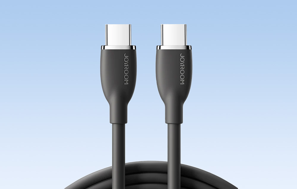 Joyroom Cable Colorful 100W USB C USB C SA29-CC5 / 100W / 1.2m (Black )
