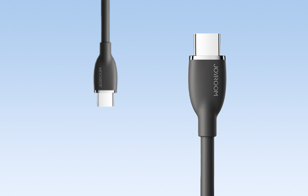 Joyroom Cable Colorful 100W USB C USB C SA29-CC5 / 100W / 1.2m (Black )