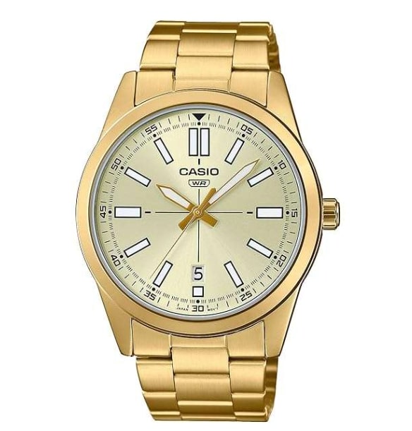 Casio MTP-VD02G-9E Men's Gold Tone Stainless Steel