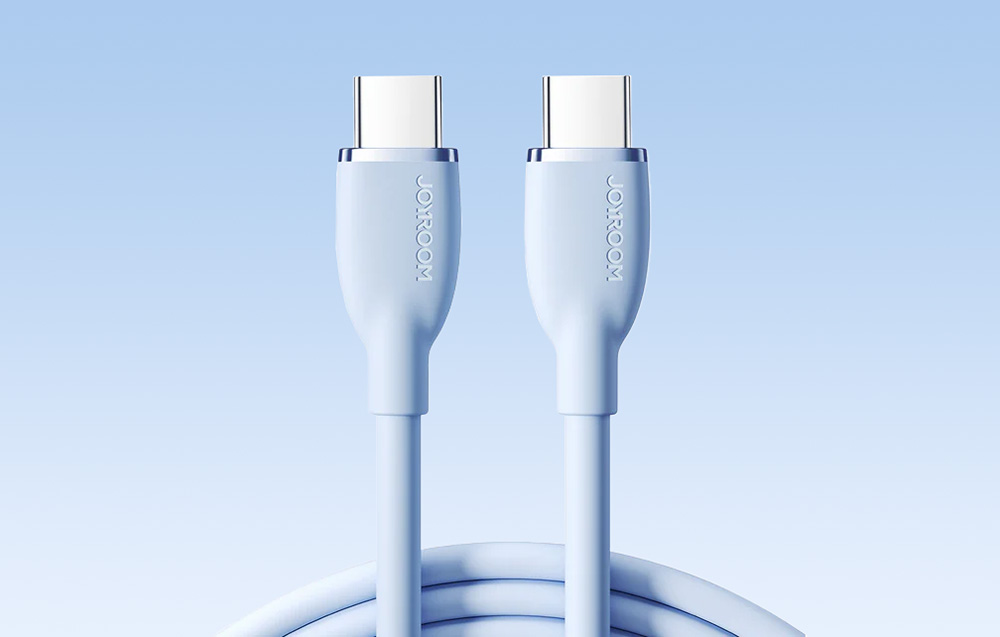 Joyroom Cable Colorful 100W USB C USB C SA29-CC5 / 100W / 1.2m (Blue)