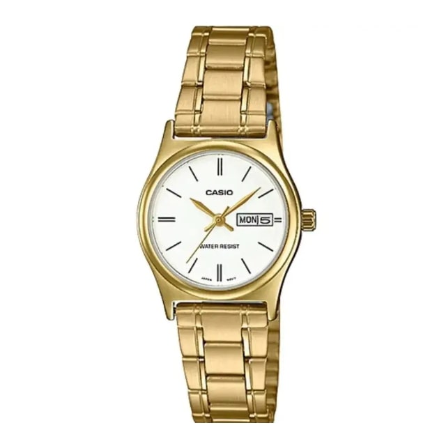 Casio Gold Stainless Steel Watch for Women LTP-V006G-7B
