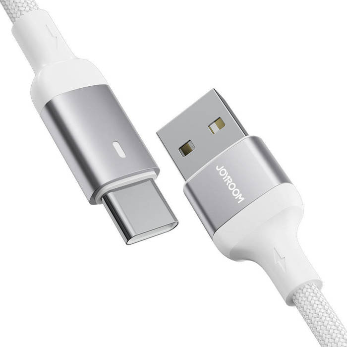 3A Fast Charging & Data Transfer USB - USB C Cable 1.2m A10 Series - Joyroom S-UC027A10 (White)