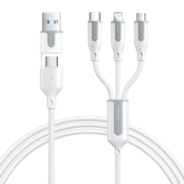 Joyroom USB cable Joyroom 5in1 USB-C / Lightning / 3.5A /1.2m (White)