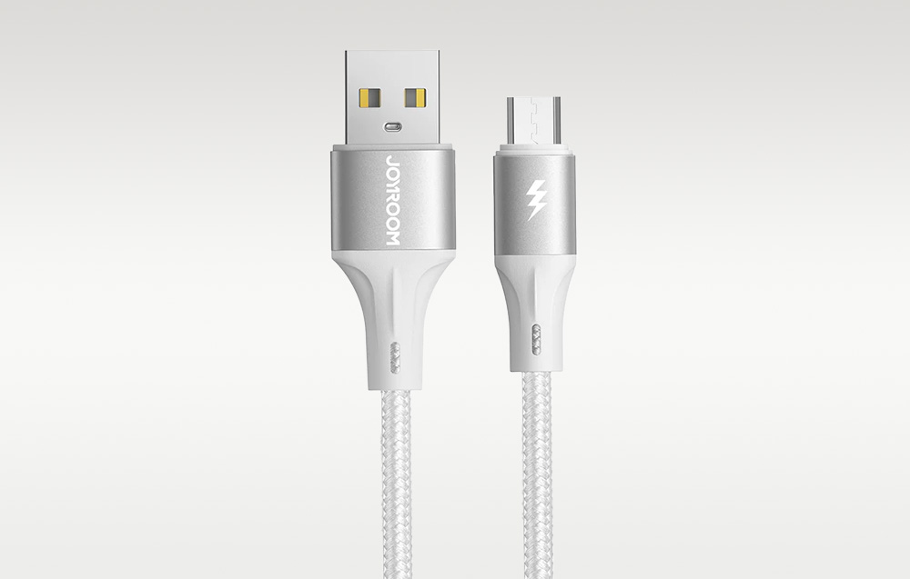 Joyroom Cable USB Joyroom Light-Speed ​​USB to Micro SA25-AM3 , 3A , 2m (White)