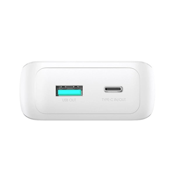 Joyroom powerbank 30W 10000mAh with built-in Lightning and USB-C cables White(JR-PBC06)