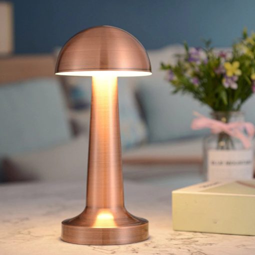 LED Table Lamp with Wireless Touch Sensor - Pink
