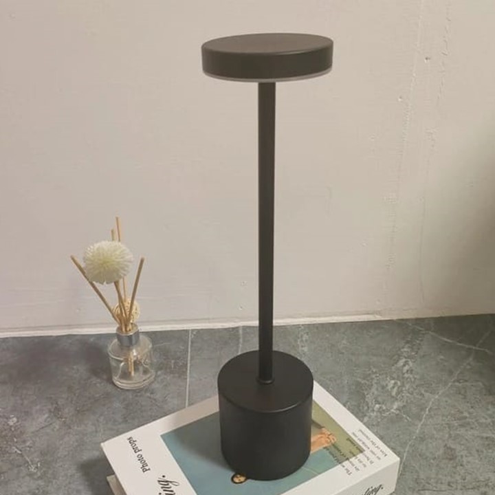 Rechargeable Cordless LED Table Lamp - Black