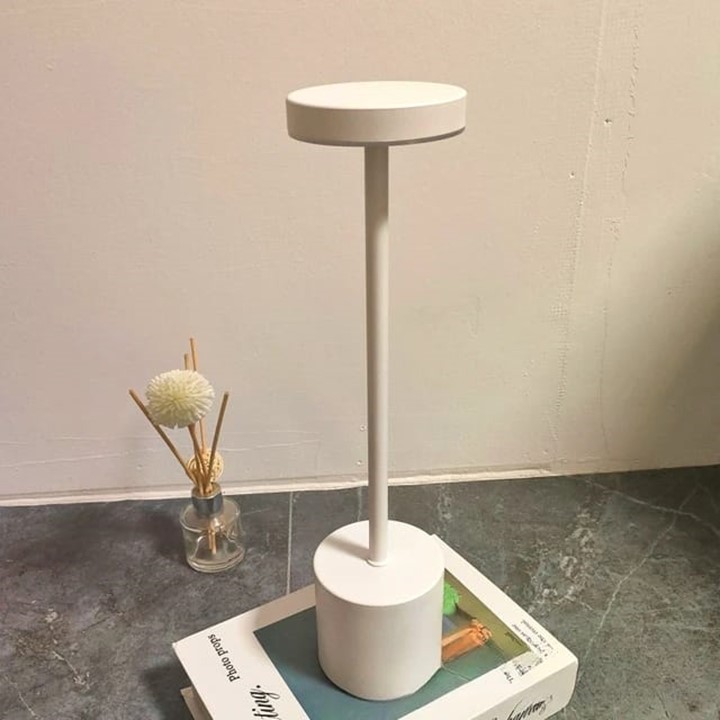 Rechargeable Cordless LED Table Lamp - White