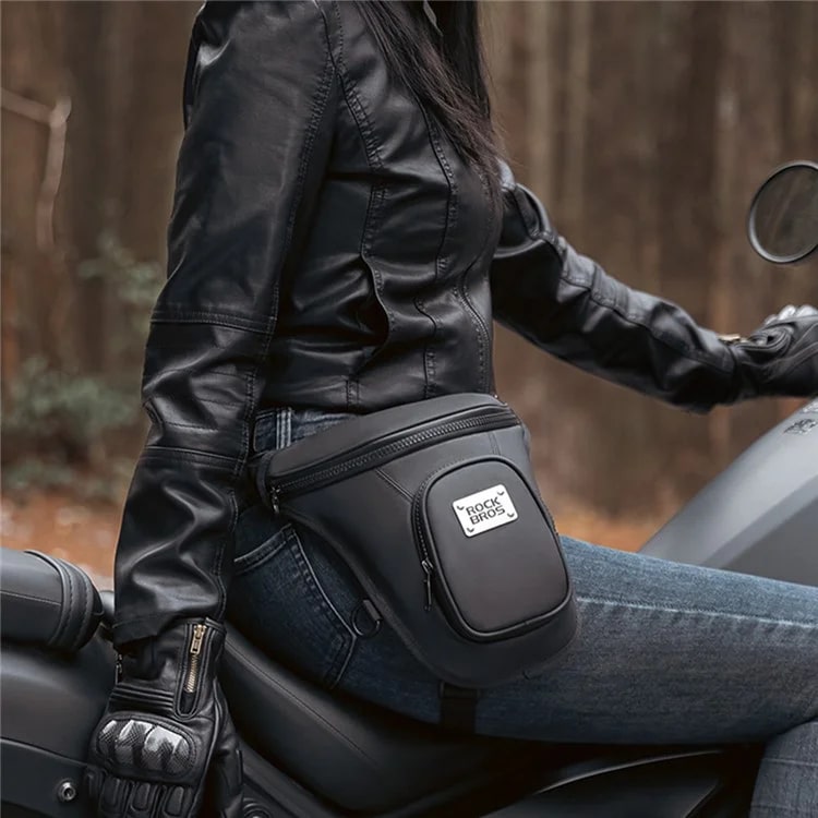 ROCKBROS Double Layer Motorcycle Portable Waist Belt Bag
