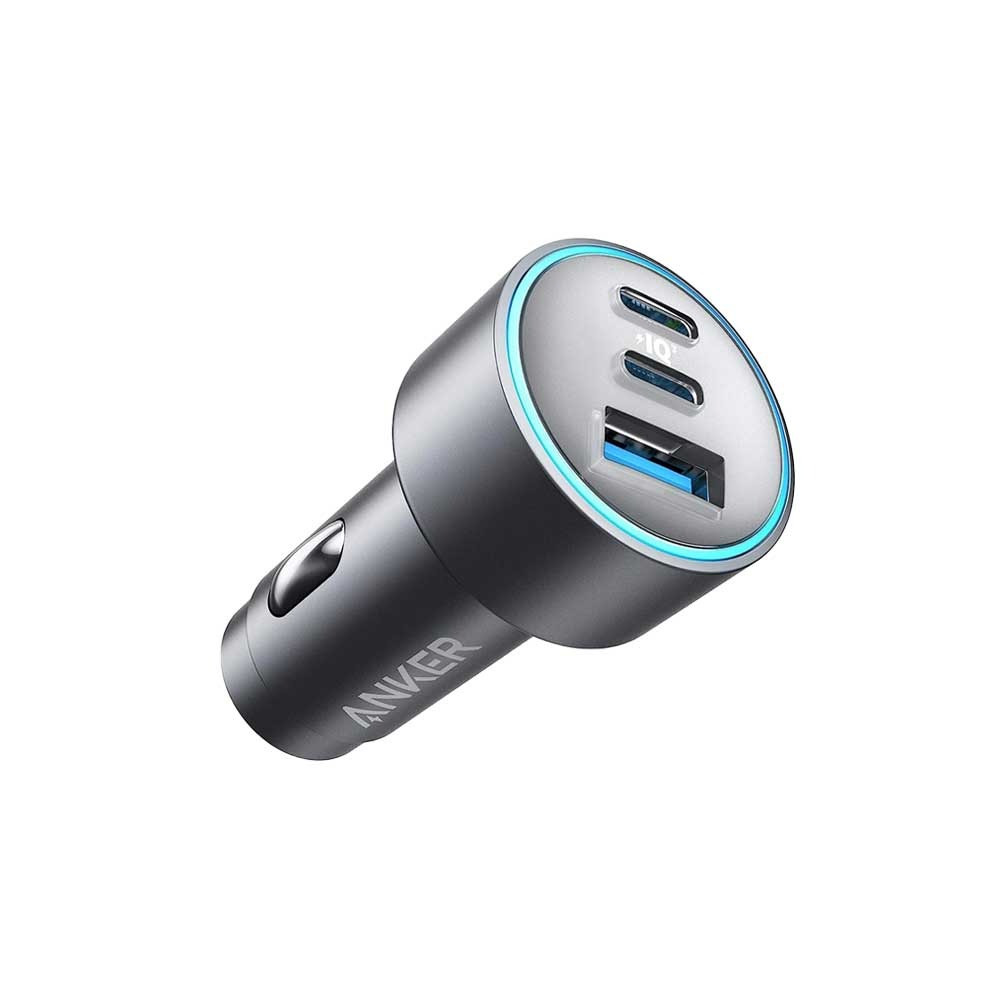 Anker 535 67W Car Charger - 2 Type C + 1 USB - Black