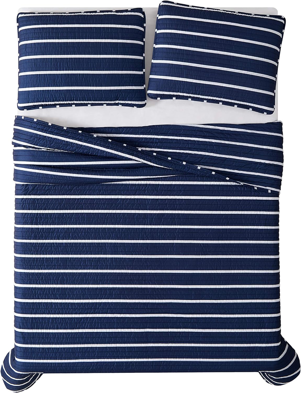 Truly Soft Everyday Maddow Stripe Quilt Set